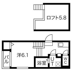 ハーモニーテラス三番町の物件間取画像